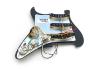Loaded Pickguard SSS Fender Strat® Player FSR Yosemite 3-Ply Black