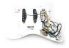 Golpeador cargado Fender Strat® Player FSR HSS Pergamino White Zebra