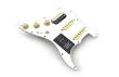 Golpeador cargado Fender Strat® Player FSR HSS Pergamino White Zebra