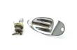 Fender Stratocaster Nickel Roadworn Jack Plate with Female Base
