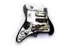 Loaded Pickguard Fender Stratocaster Player HSH black 3 ply