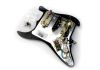 Loaded Pickguard Fender Stratocaster Player HSH black 3 ply