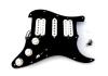Loaded Pickguard assembled Fender Stratocaster Player HSH 3-ply black