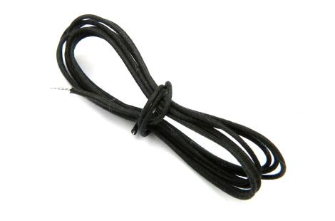 Schwarzer Draht für die Erdung des elektronischen Schaltkreises, 22 AWG