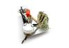 Fender Stratocaster HSS prewired plate with 3 treble bleed potentiometers