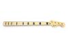 Mástil de bloque con incrustaciones de arce para bajo Fender Precision genuino con encuadernación
