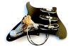 Loaded Pickguard Fender Stratocaster assemblé Texas Special 1959 Noir