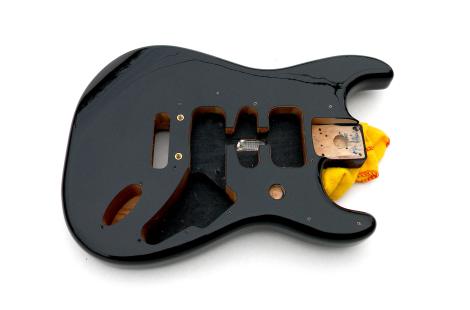 Corps Fender Stratocaster Player Plus Series Black HSH Polyester