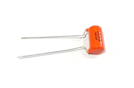 Condensador naranja Sprague 022uf 600V polipropileno guitarra y bajo