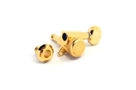 Kluson Locking tuners Strat Tele Gold Oval knob MBKL6LG