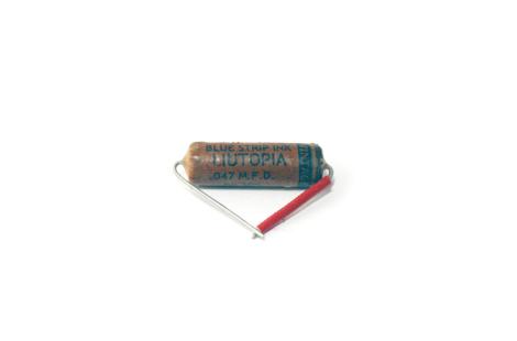 Condensateur Repro PIO Vintage Blue Strip Liutopia 047uf
