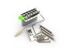 Tremolo Fender Stratocaster Vintera II series nickel chrome bloc acier