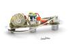Fender Tele Classic Player 4 ways switch S-1 Chrome prewired Plate