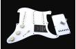 Loaded Pickguard Fender Vintera II Stratocaster 50's Pergamino blanco