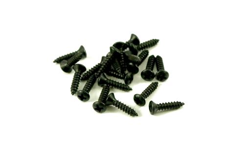 black Phillips Screws for Fender Strat and Tele Pickguard