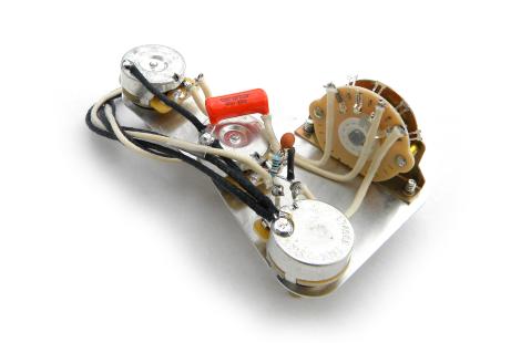 Prewired Stratocaster plate assembly circuit 50's blend 7 positions