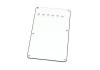 Stratocaster tremolo backplate 3 ply Vintage white 6 holes PG0556-035