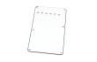 Stratocaster back plate 3-ply tremolo cover Vintage white 6 holes