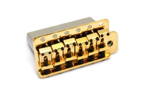Tremolo Block Assembly Fender Stratocaster Deluxe Player Gold