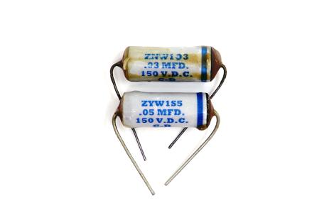 Jazz Bass Oil Paper Capacitor Set 1961 Cornell Dubilier ZYW1S5