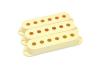 Plastic covers for vintage Fender stratocaster pickups Aged white