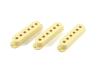 Plastic covers for vintage Fender stratocaster pickups Aged white