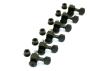 Sperzel 6TL Satin Black Locking machine head tuners for Strat and Tele