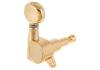 Modern Strat and Tele tuners Kluson Gold MK6LG oval knob