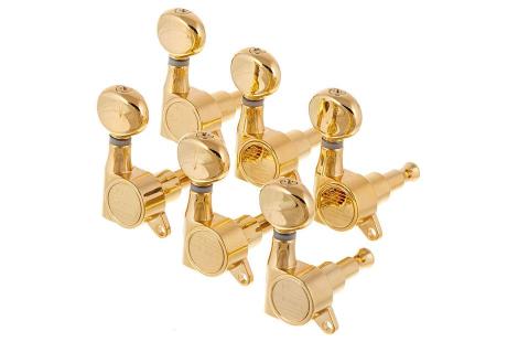 Mécaniques Strat et Tele modernes Kluson Gold MK6LG bouton ovale