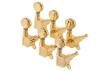 Modern Strat and Tele Tuners Kluson Gold MK6LG Oval knob