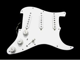 Pickguard Assembly Fender Stratocaster David Gilmour white