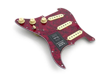 Loaded Pickguard Fender Stratocaster Player FSR Red Tortoise 3 plis