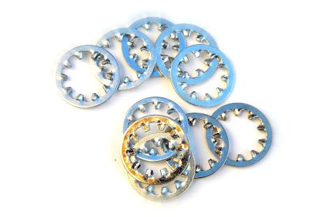 Pack of 10 toothed washers for CTS USA audio potentiometers