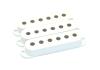 Fundas de plástico para pastillas Stratocaster vintage white Fender USA
