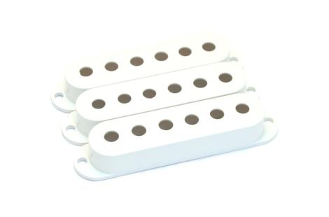 Fundas de plástico para pastillas Stratocaster vintage white Fender USA