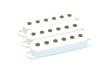Kunststoffabdeckungen für Fender vintage White Stratocaster Pickups