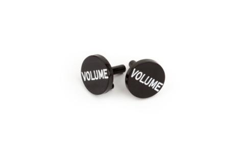 Pair of Fender Stratocaster S1 Black Push Buttons