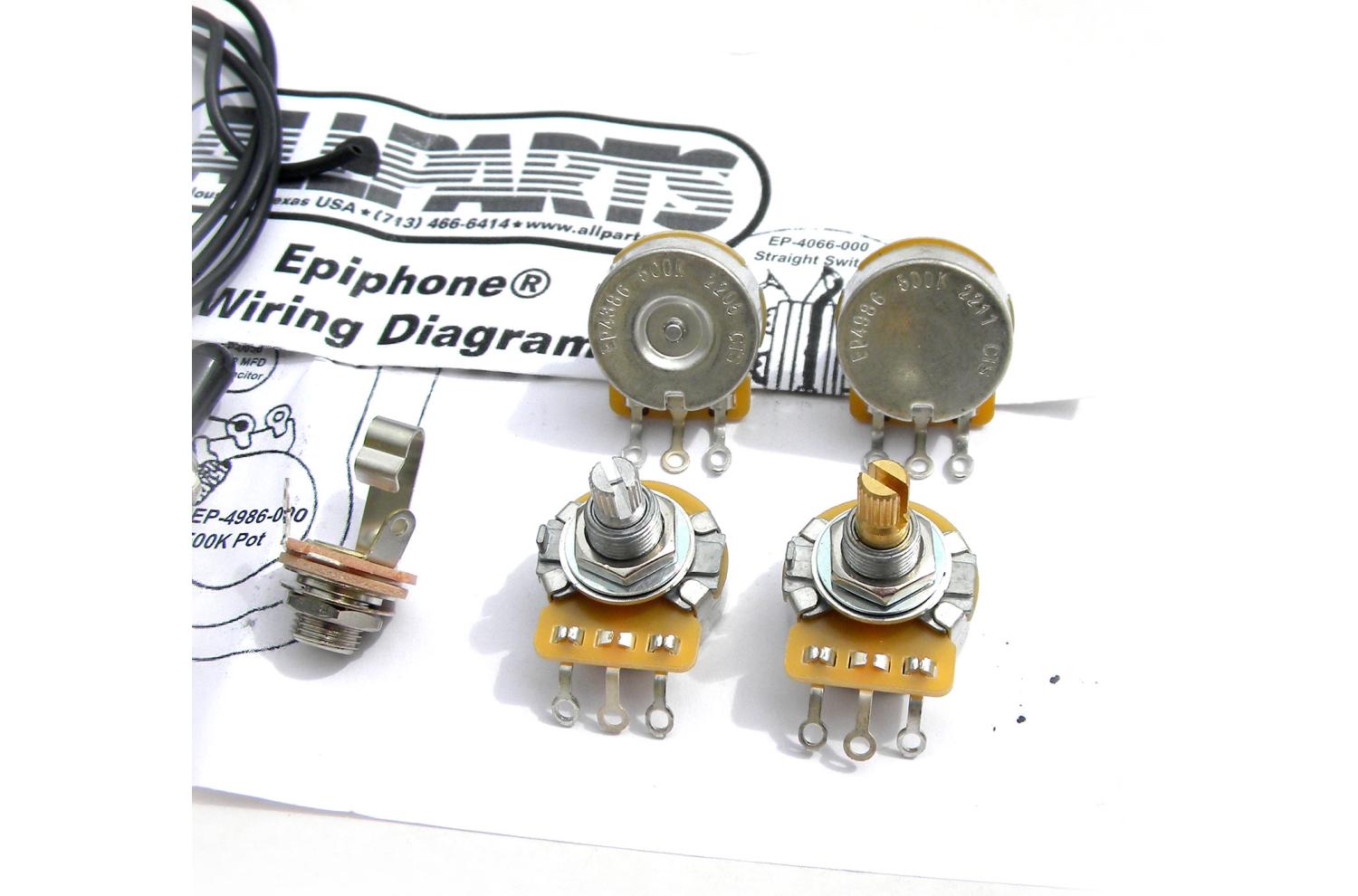 Allparts Wiring Kit for Ephiphone ES Series Vintage USA Guitars