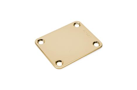 Placa Mástil estándar vintage dorada numerada serie L