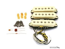 Fender Vintage Noiseless Stratocaster pickup set aged white