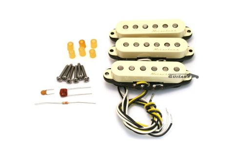 Fender Vintage Noiseless Stratocaster pickup set aged white