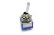 Mini interruptor de palanca cromado 3 posiciones On Off On
