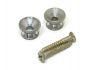 Vintage Aged Relic Gotoh Japan Nickel Strap Buttons
