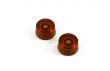 Paar Vintage Amber Speed Knob Knöpfe für Fender und Gibson