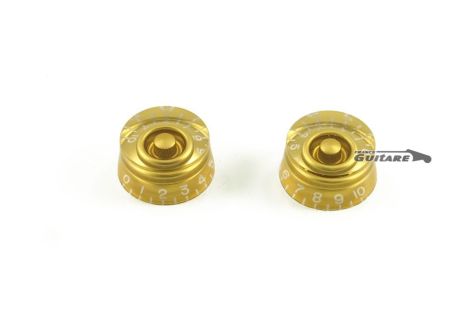 Vintage gold Speed Knob for Fender and Gibson LP