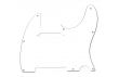 Pickguard Fender Telecaster American Standard USA White 3 ply 8 holes