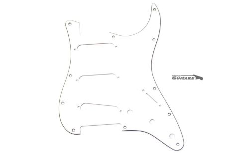 pickguard stratocaster 3 plis blanc noir blanc