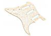 Allparts Stratocaster American Deluxe Aged White Pearloid pickguard