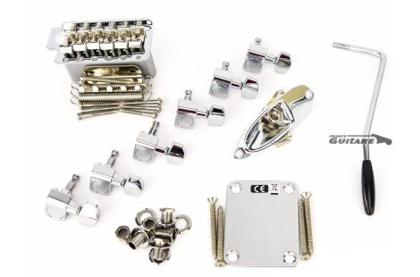 Komplettes Hardware-Kit Fender Stratocaster American Special USA chrome