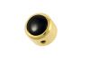 Q parts Knob Chrome Dome Knob Volume Tone Telecaster Top Black